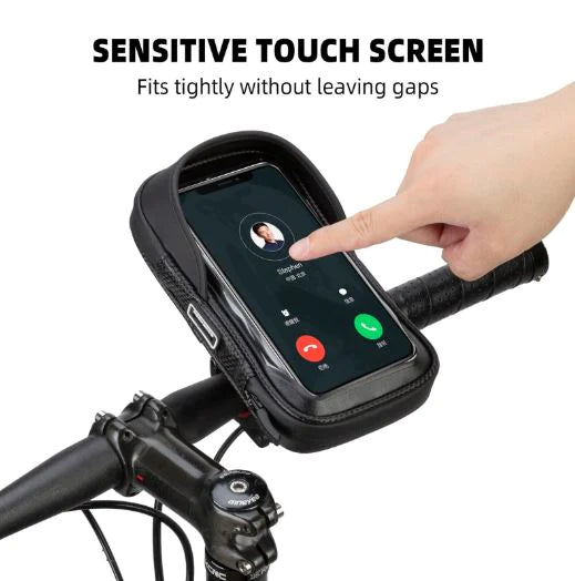 ROCKBROS mobiele telefoon tas fietsframe tas mobiele telefoon houder stuur tas voor 6,2 "mobiele telefoon Motorfiets