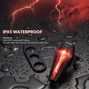 ROCKBROS Fietslicht Achterlicht IPX5 StVZO gecertificeerd 20 Lux