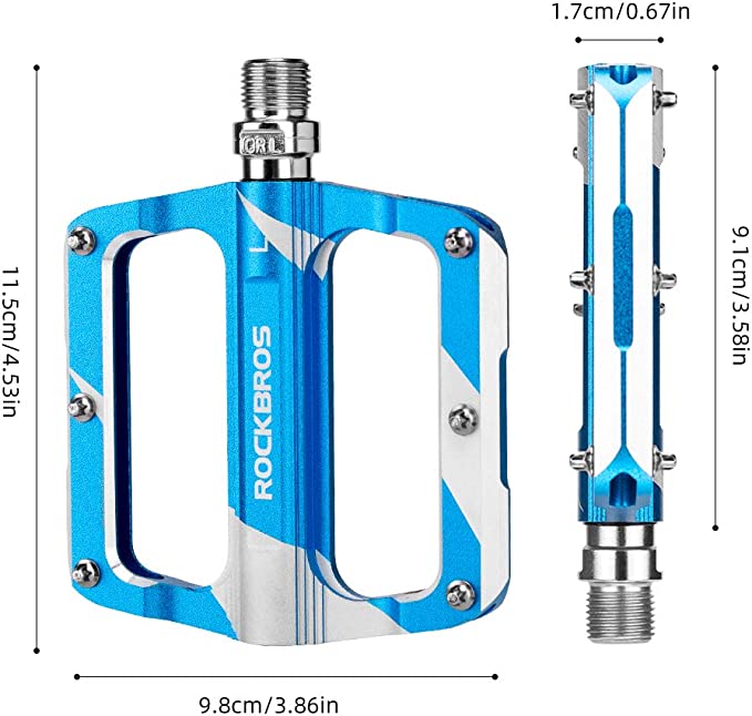 ROCKBROS K306 Fietspedalen Plat 9/16 inch
