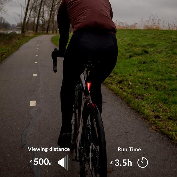 ROCKBROS Fietslicht Achterlicht IPX5 StVZO gecertificeerd 20 Lux