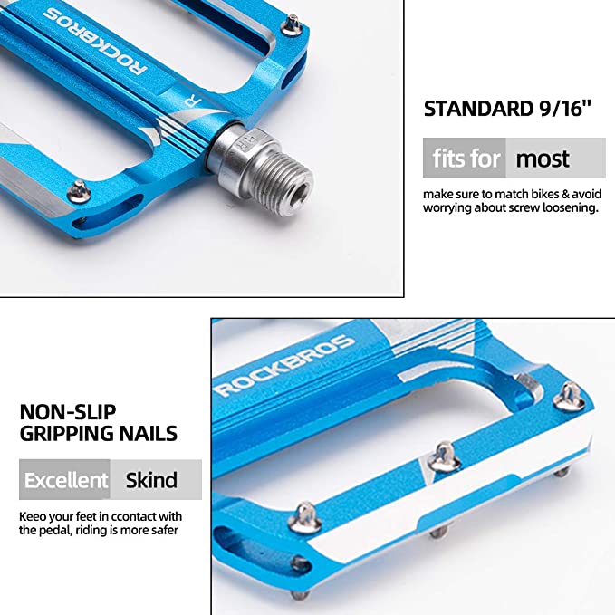 ROCKBROS K306 Fietspedalen Plat 9/16 inch