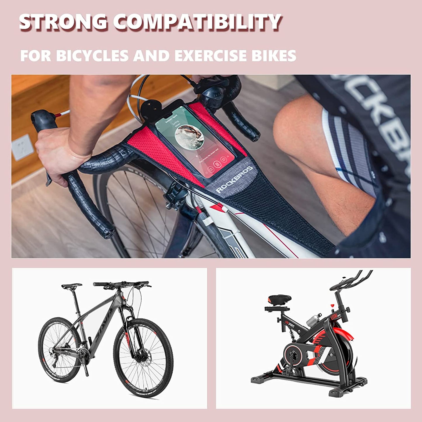 ROCKBROS Zweetvanger voor Roltrainer Accessoires Anti-Zweet Absorberend Ademend Sneldrogend