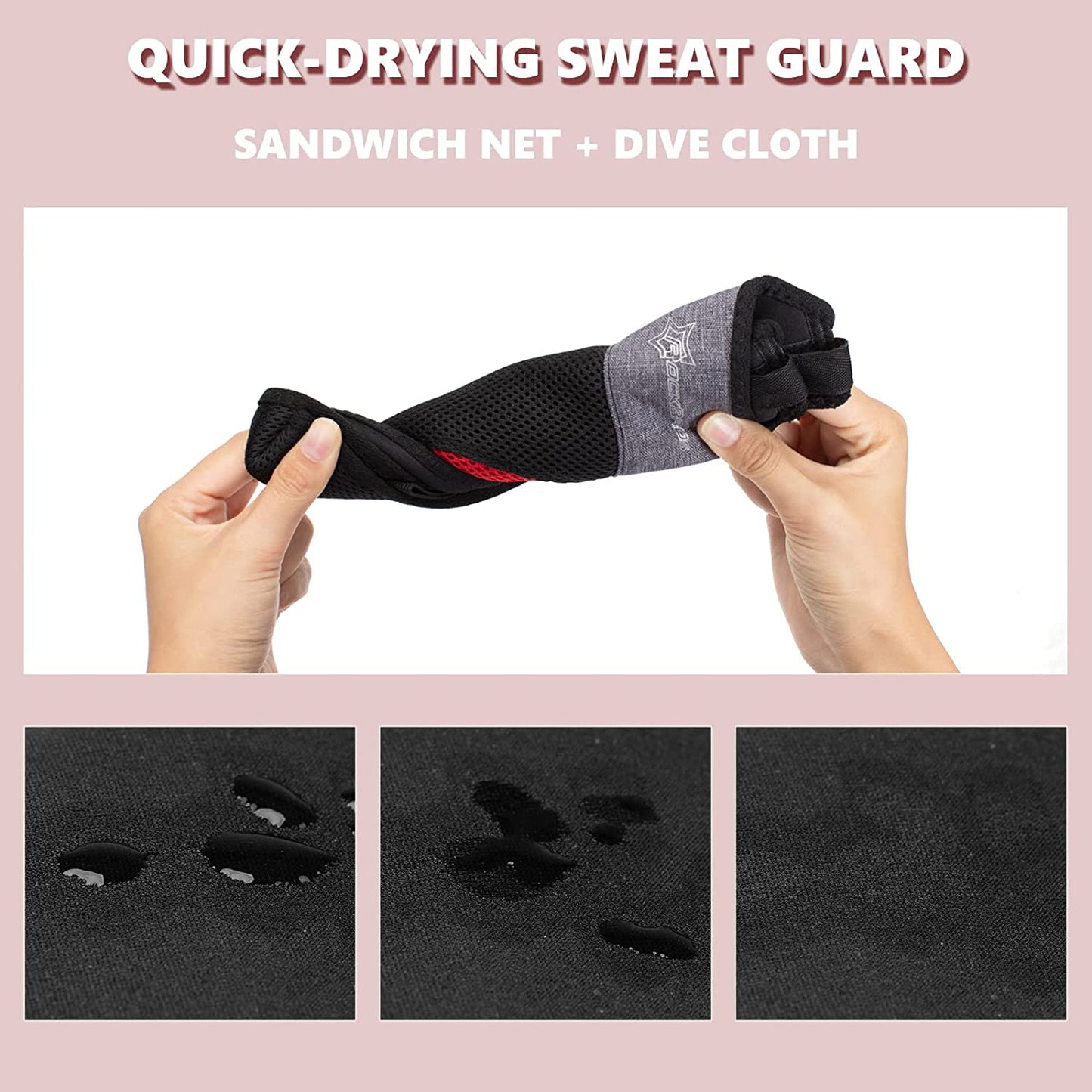 ROCKBROS Zweetvanger voor Roltrainer Accessoires Anti-Zweet Absorberend Ademend Sneldrogend