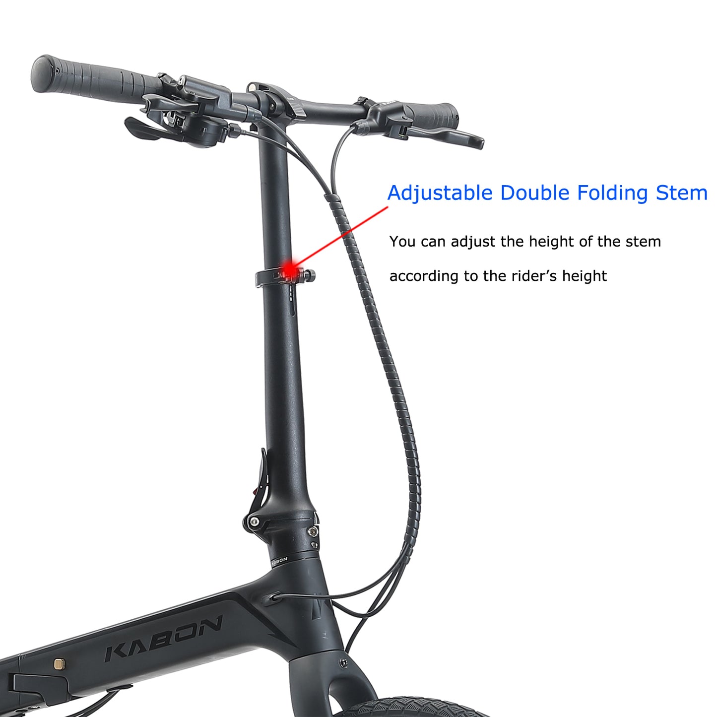 KABON City vouwfiets Carbon Shimano Altus 9S 20 inch