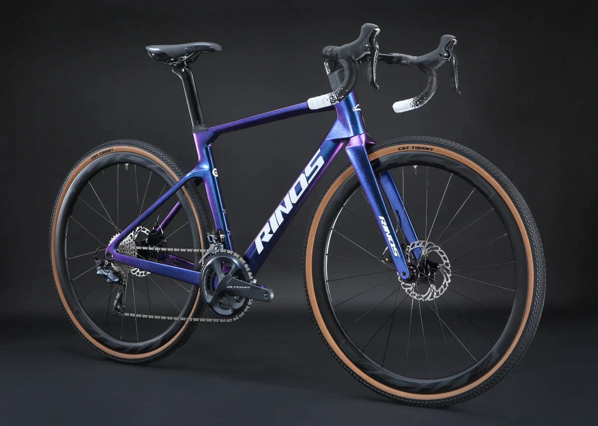 RINOS Carbon Gravel Fiets Sandman5.0 Shimano R8000 Ultegra