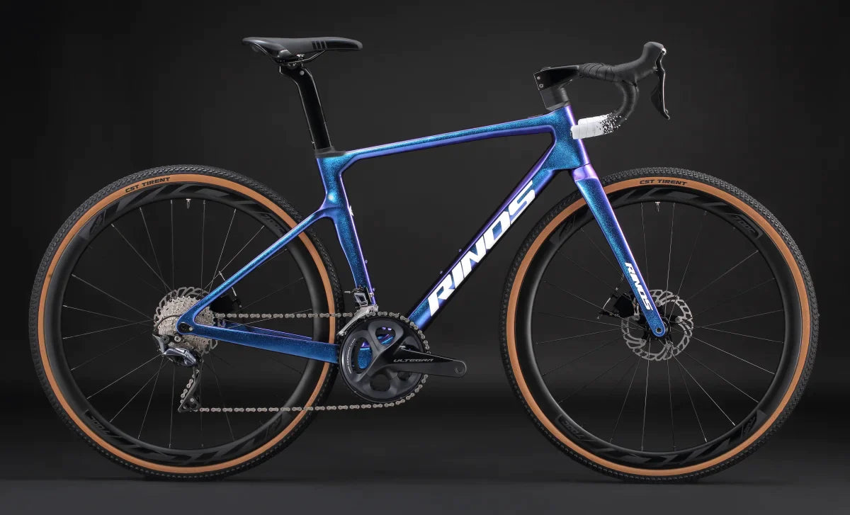 RINOS Carbon Gravel Fiets Sandman5.0 Shimano R8000 Ultegra