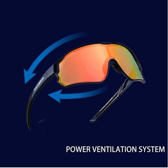 ROCKBROS 10134 Fietsbril Gepolariseerde Zonnebril Sport