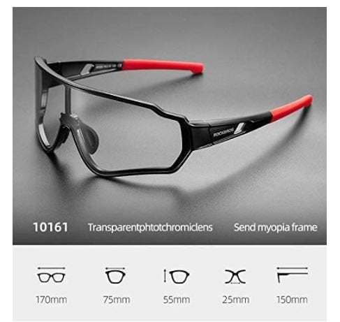 ROCKBROS 10161 Fotochromatische Sportzonnebril UV400 Bescherming