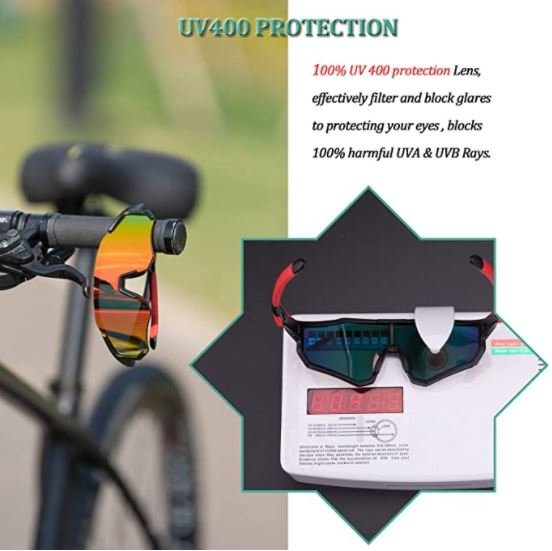 ROCKBROS 10182 Gepolariseerde Fietszonnebril UV400 Bescherming