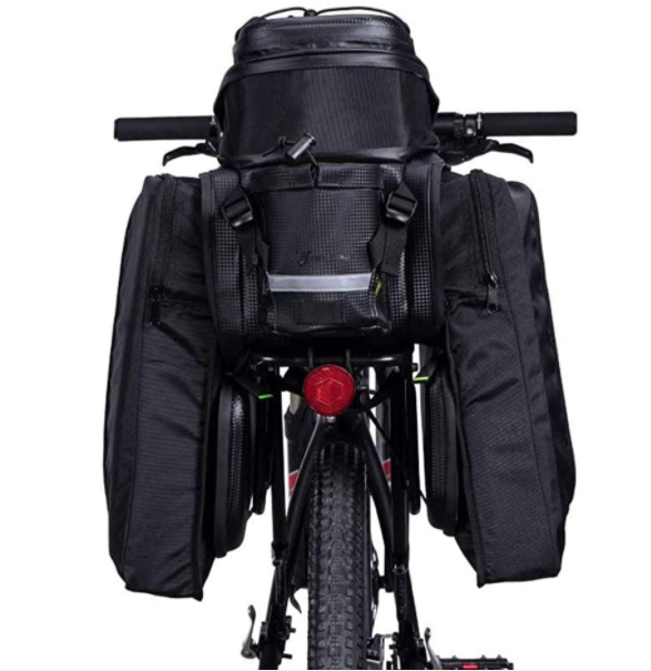 ROCKBROS A6-6 Fiets Bagagedragertas 10-35L Cameratas Waterdicht