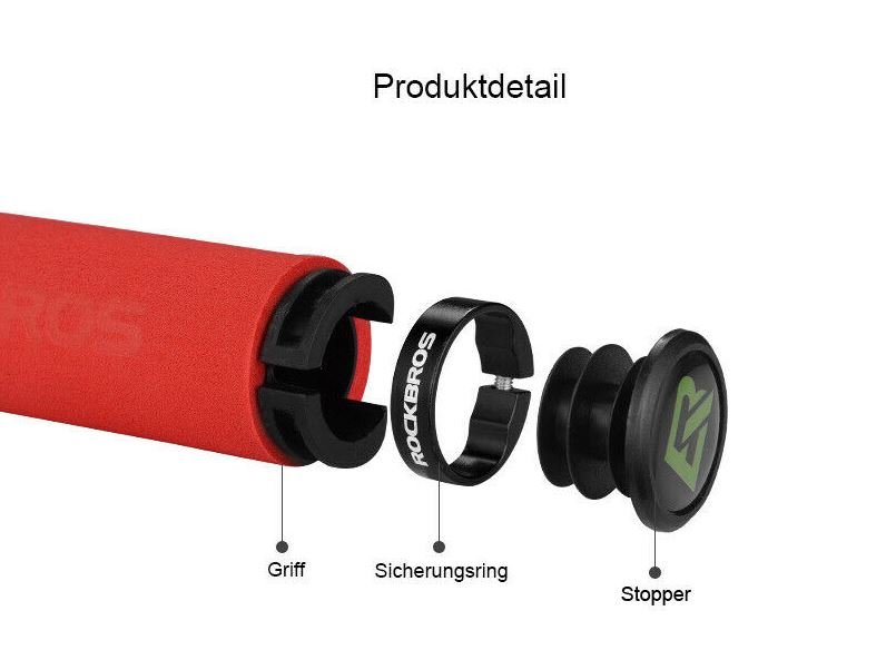 ROCKBROS BT1001 Fietsstuur Handvatten Ultralicht Anti-slip