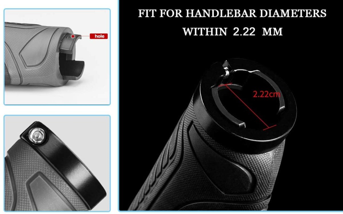 ROCKBROS Ergonomisch Fiets Stuur Handvatten 22mm