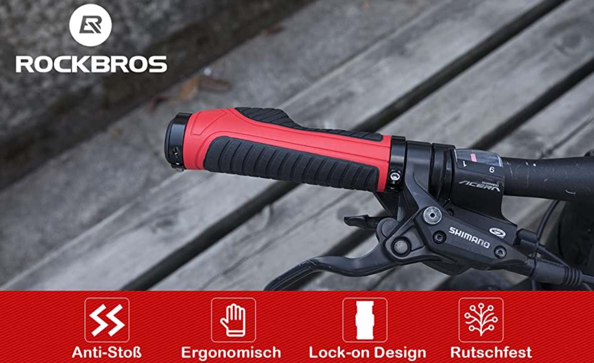 ROCKBROS Ergonomisch Fiets Stuur Handvatten 22mm