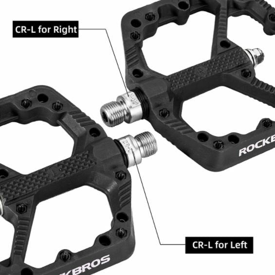ROCKBROS Fietspedalen Mountainbike Racefiets Pedalen 9/16 inch 3 afgedichte lagers