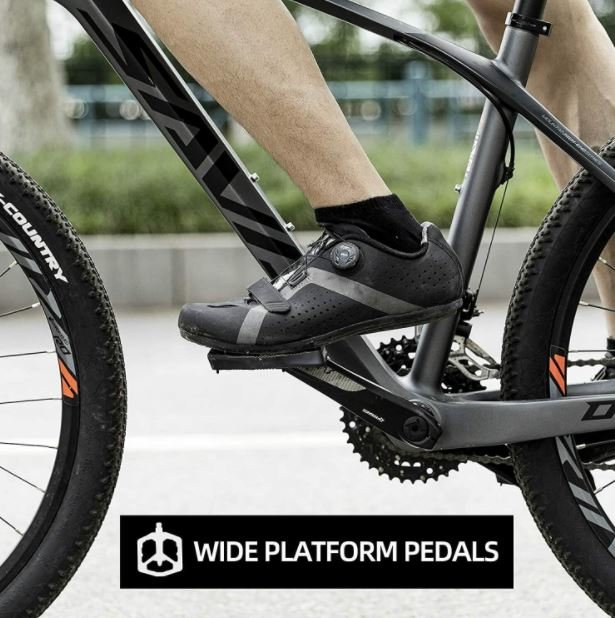 ROCKBROS Fietspedalen Mountainbike Racefiets Pedalen 9/16 inch 3 afgedichte lagers