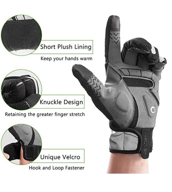 ROCKBROS Fiets Handschoenen Volle Vingers Handschoenen