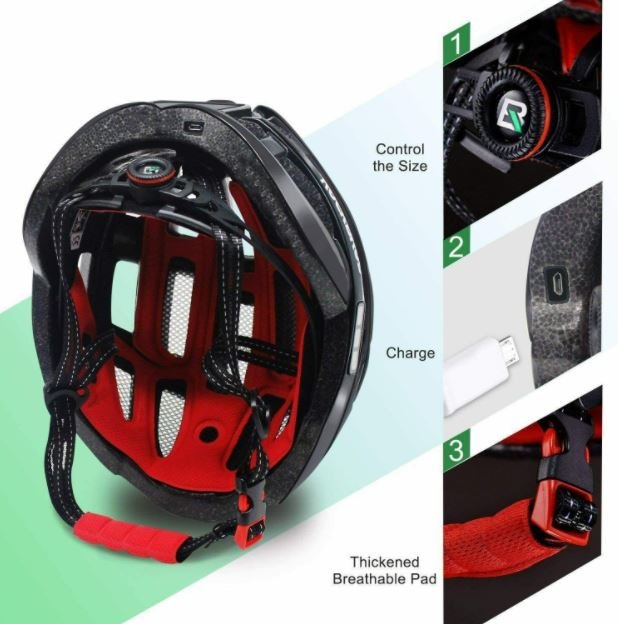 ROCKBROS fietshelm helm outdoor veiligheidshelm veiligheid maat 57-62 cm multifunctioneel