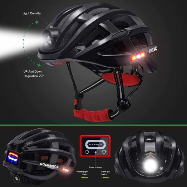 ROCKBROS fietshelm helm outdoor veiligheidshelm veiligheid maat 57-62 cm multifunctioneel