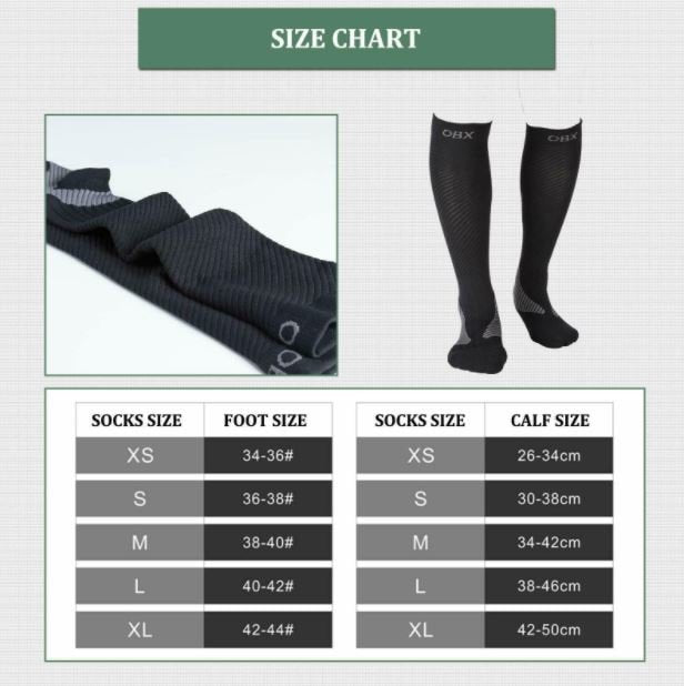 ROCKBROS Sport compressiekousen steunkousen dames heren voor hardloopsport