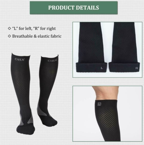 ROCKBROS Sport compressiekousen steunkousen dames heren voor hardloopsport