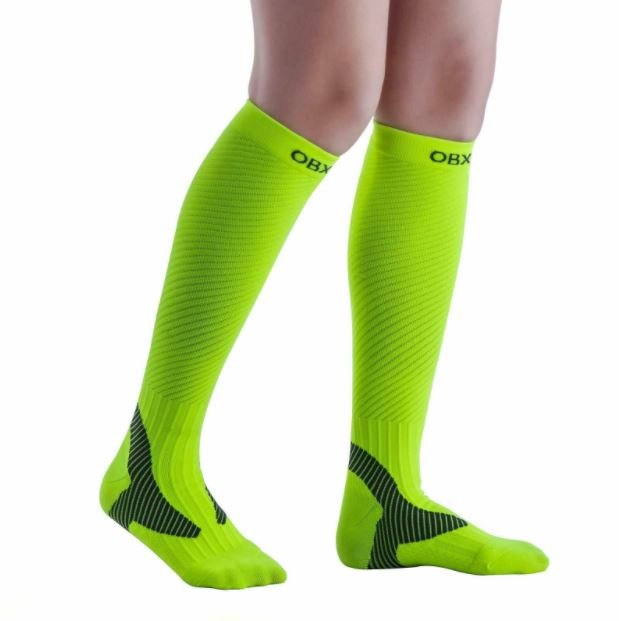 ROCKBROS Sport compressiekousen steunkousen dames heren voor hardloopsport