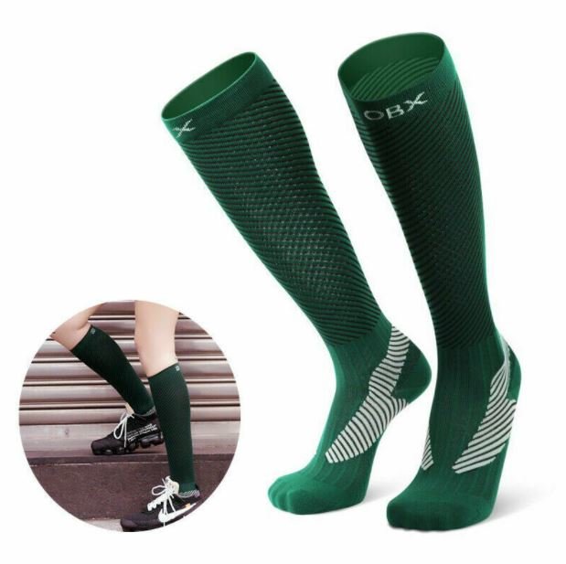 ROCKBROS Sport compressiekousen steunkousen dames heren voor hardloopsport