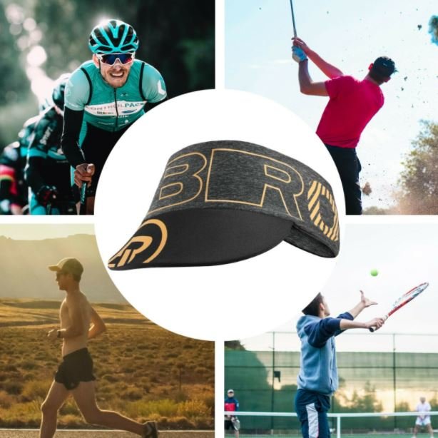 ROCKBROS fietsmuts muts hoofdband hoed met zonneklep zweetband