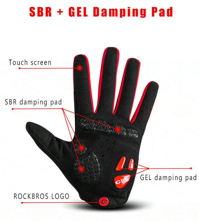 ROCKBROS S169-1 Fietsen Winter Handschoenen Motor