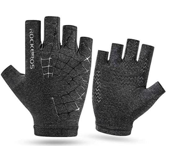 ROCKBROS S202 Fiets Handschoenen Vingerloze Sport Handschoenen Halve Vingers
