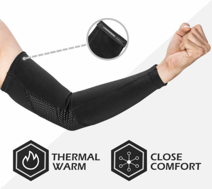 ROCKBROS XT019BK Fiets Armwarmers Warm Reflecterend S-3XL