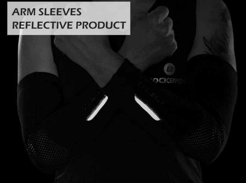ROCKBROS XT019BK Fiets Armwarmers Warm Reflecterend S-3XL