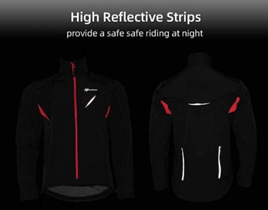 ROCKBROS Winterjas Mannen Waterdicht Windjack Casual M-4XL