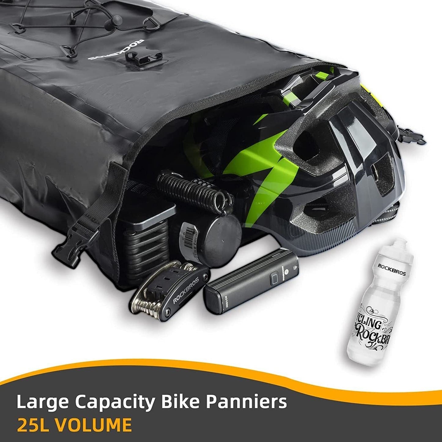 ROCKBROS waterdichte bagagedragertas fietstas 25L 5 kleuren