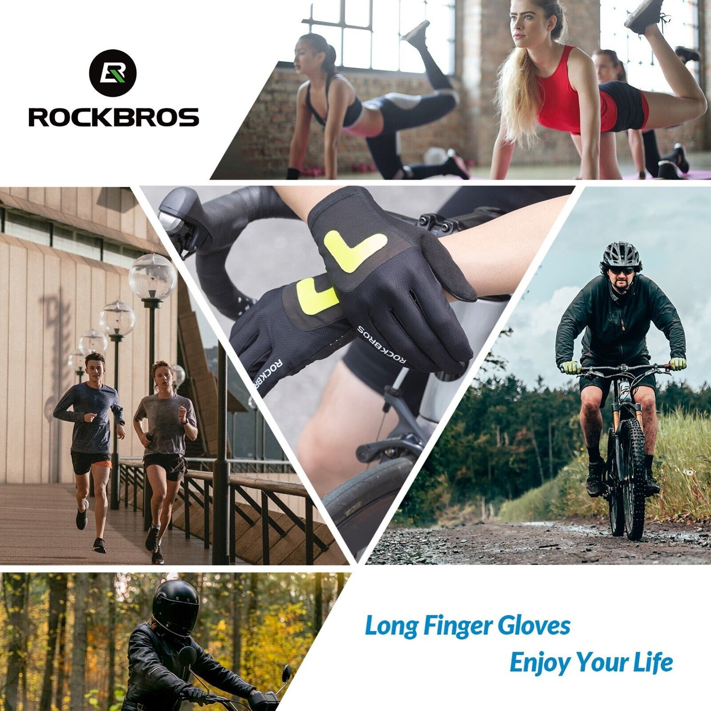 ROCKBROS S299 fietshandschoenen handschoenen touchscreen motorfiets