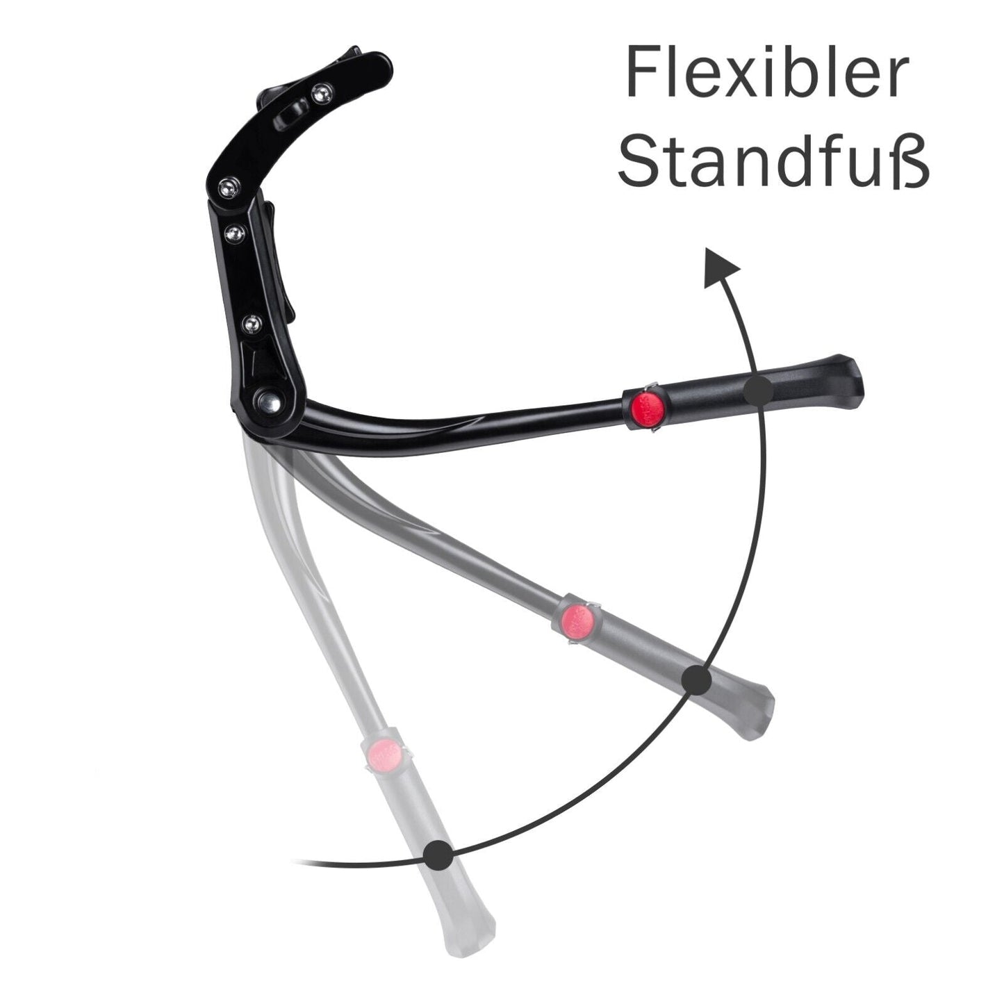 ROCKBROS fietsstandaard in hoogte verstelbaar zijstandaard verstelbaar 24-29 inch aluminium
